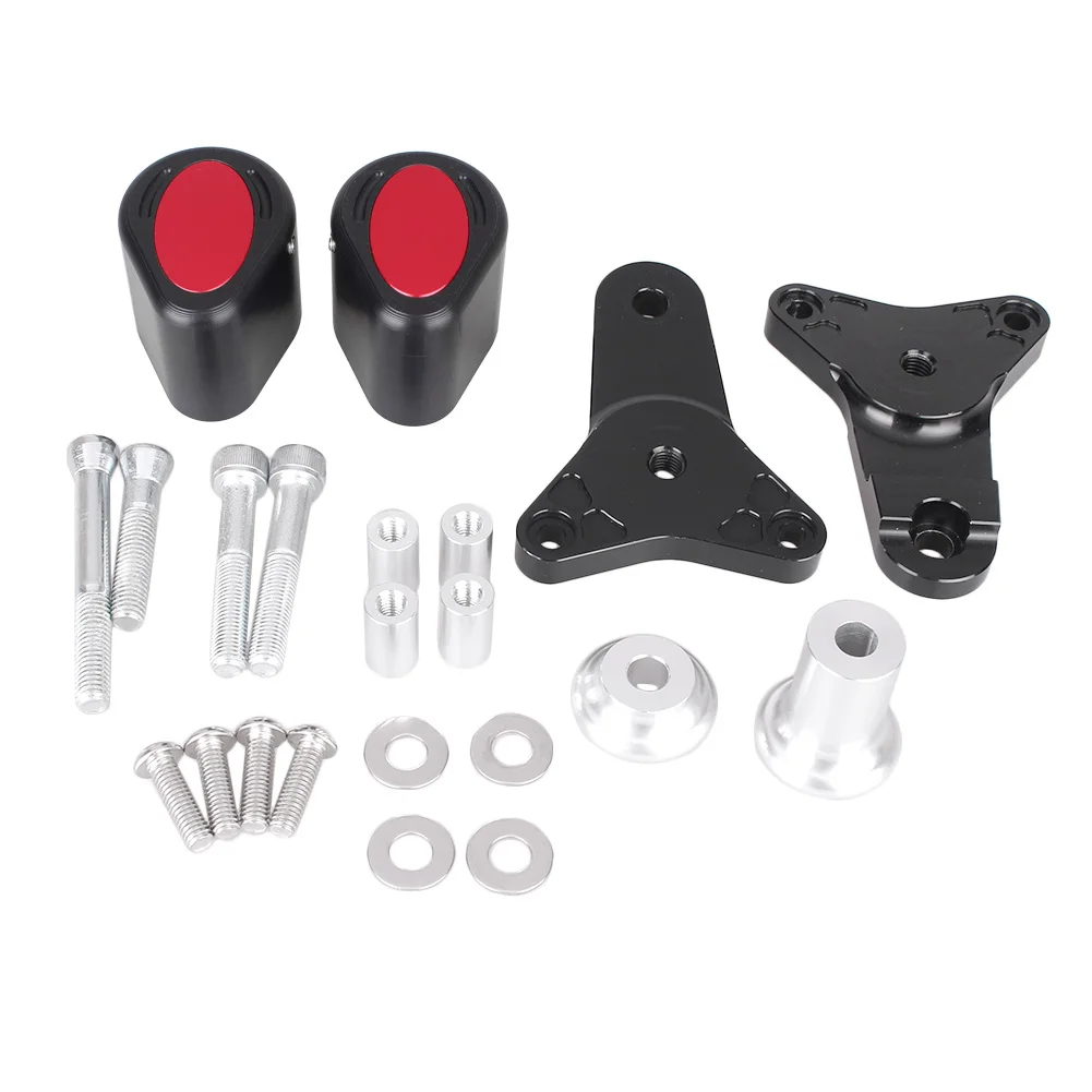 Красный Для Suzuki GSXR 600 750 2011 2012 2013 GSXR600 GSXR750 K11 рамки ползунок аварии Защитный протектор ЧПУ Алюминий+ ABS Пластик - Цвет: Красный