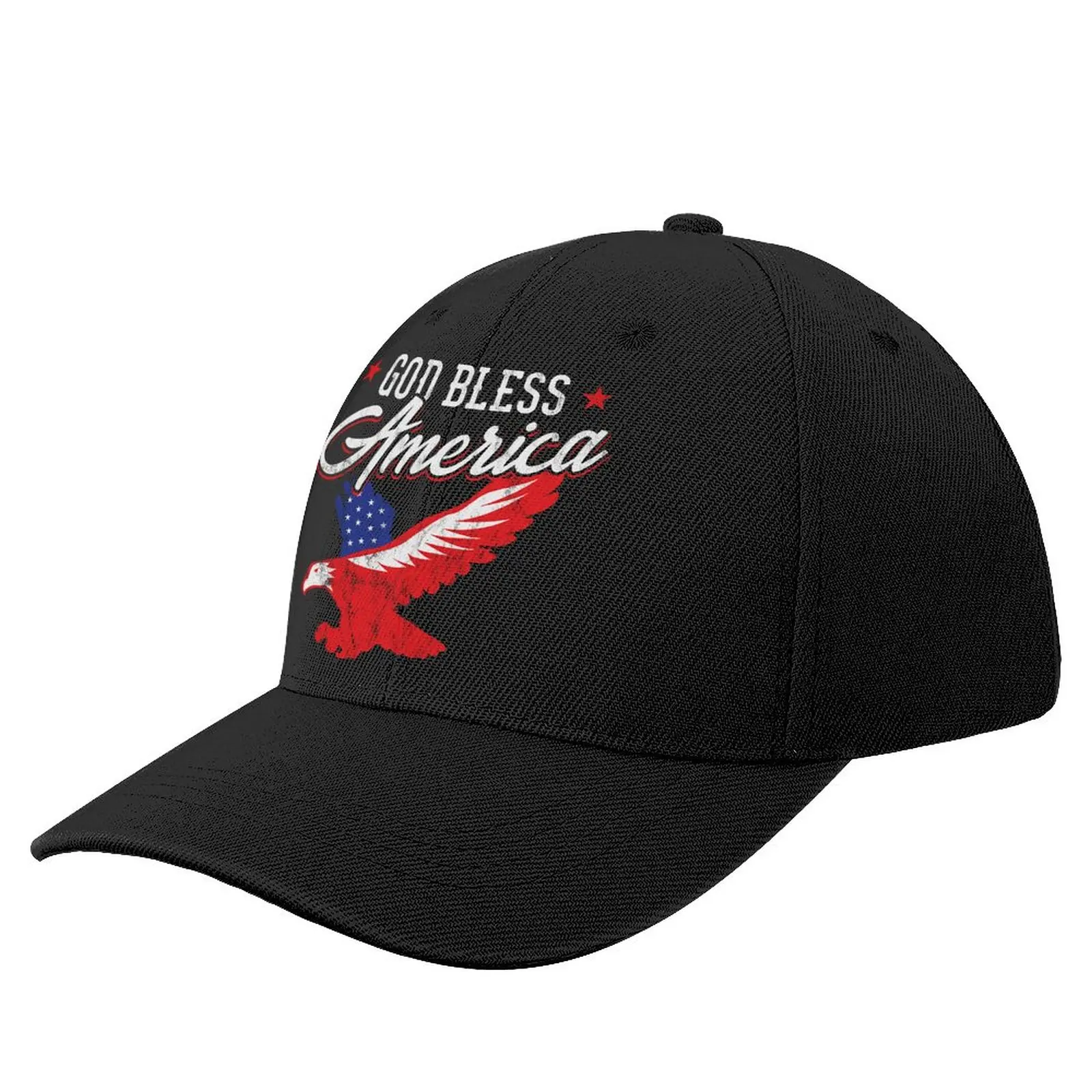 

American Eagle Baseball Cap Outdoor Baseball Hat Wholesale Polyester Man Cool Print Cap