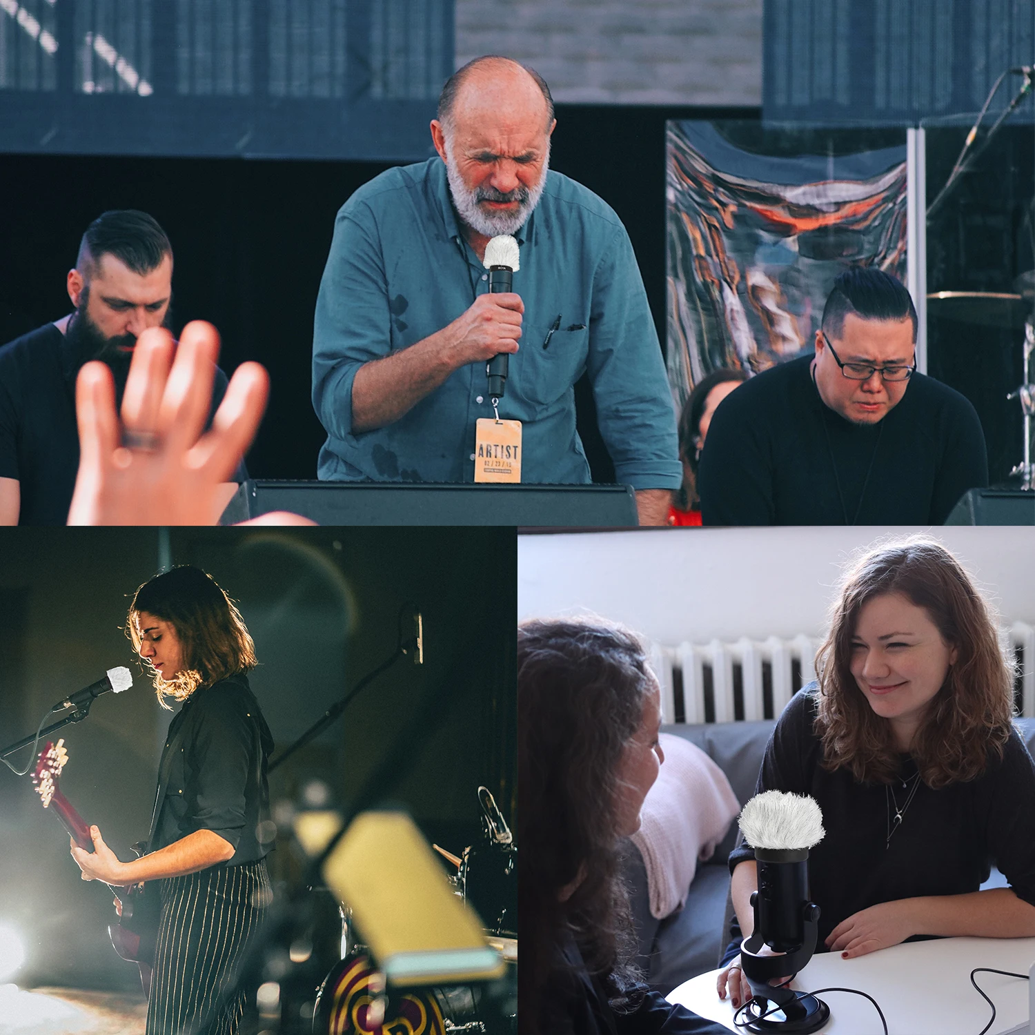 BOYA BY P50 пушистый наружный микрофон для интервью ветровое стекло муфта дробовика