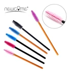 NEWCOME 50100 шт щеточка для наращивания ресниц одноразовые туши для ресниц аппликатор макияжа Кисть для макияжа