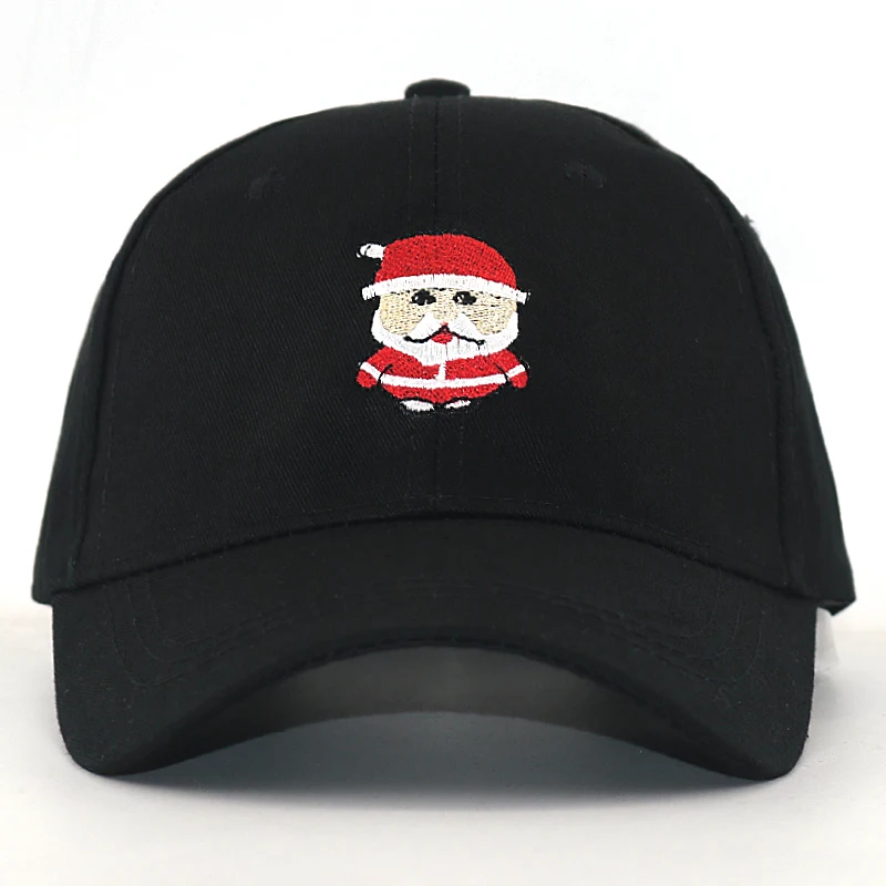 Рождественский подарок бейсболки с Санта-Клаусом хлопковые регулируемые шапки