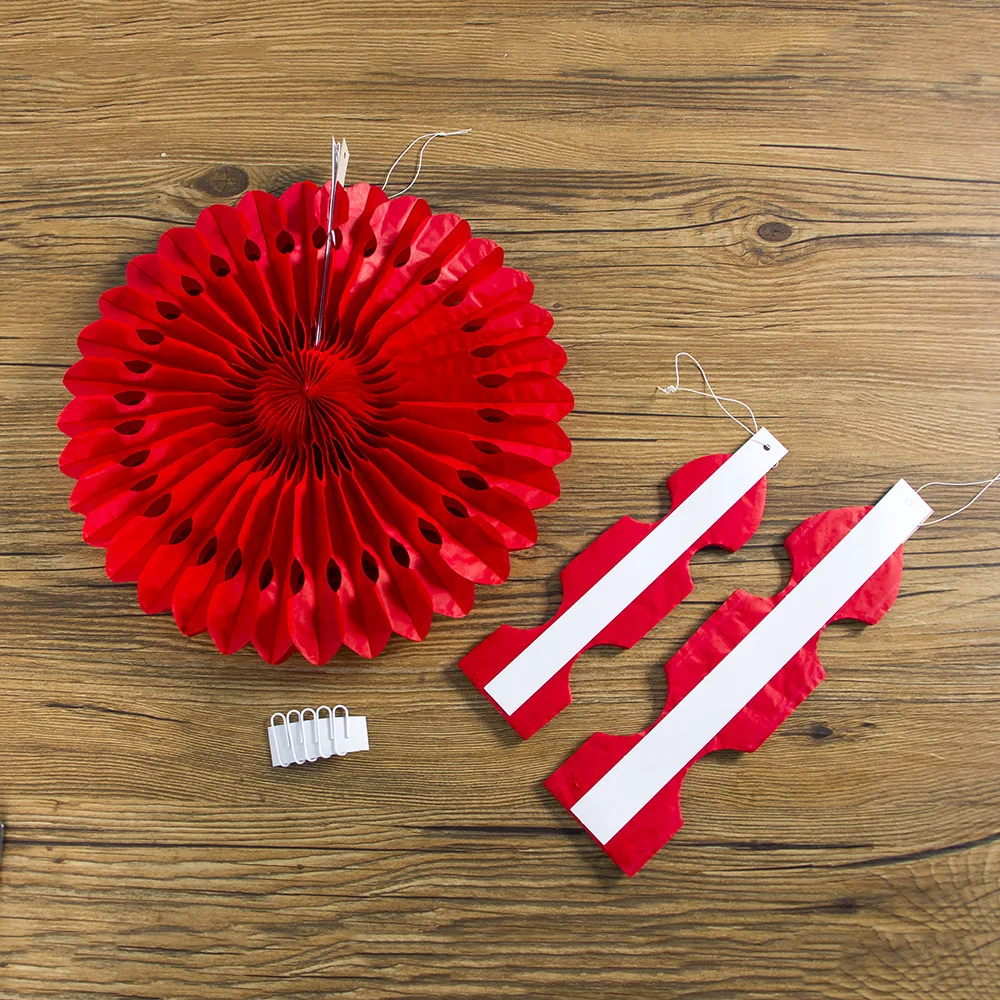 3 шт выдалбливают бумажный цветок висячие украшения для рождественской