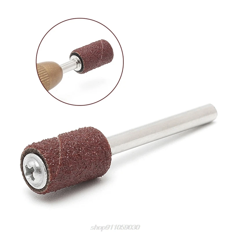 

100 Pcs 1/2" and 1/4" Sanding Band Sleeves Drum Kit Sandpaper Rubber 2 Mandrels J19 21 Dropshipping