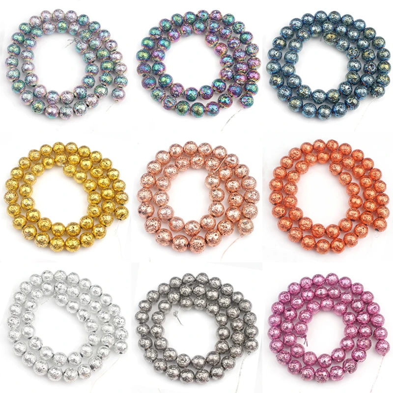 Бусины Из Натурального минерального многокрасочный гематит бусины из