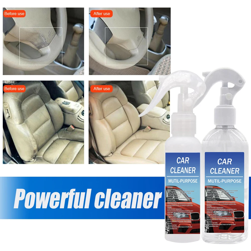 

2020 Multi Purpose Foam Car Interior Cleaner Universal Leather Cleaner Automotive Sofa Cleaning Agent 100ml CSL88