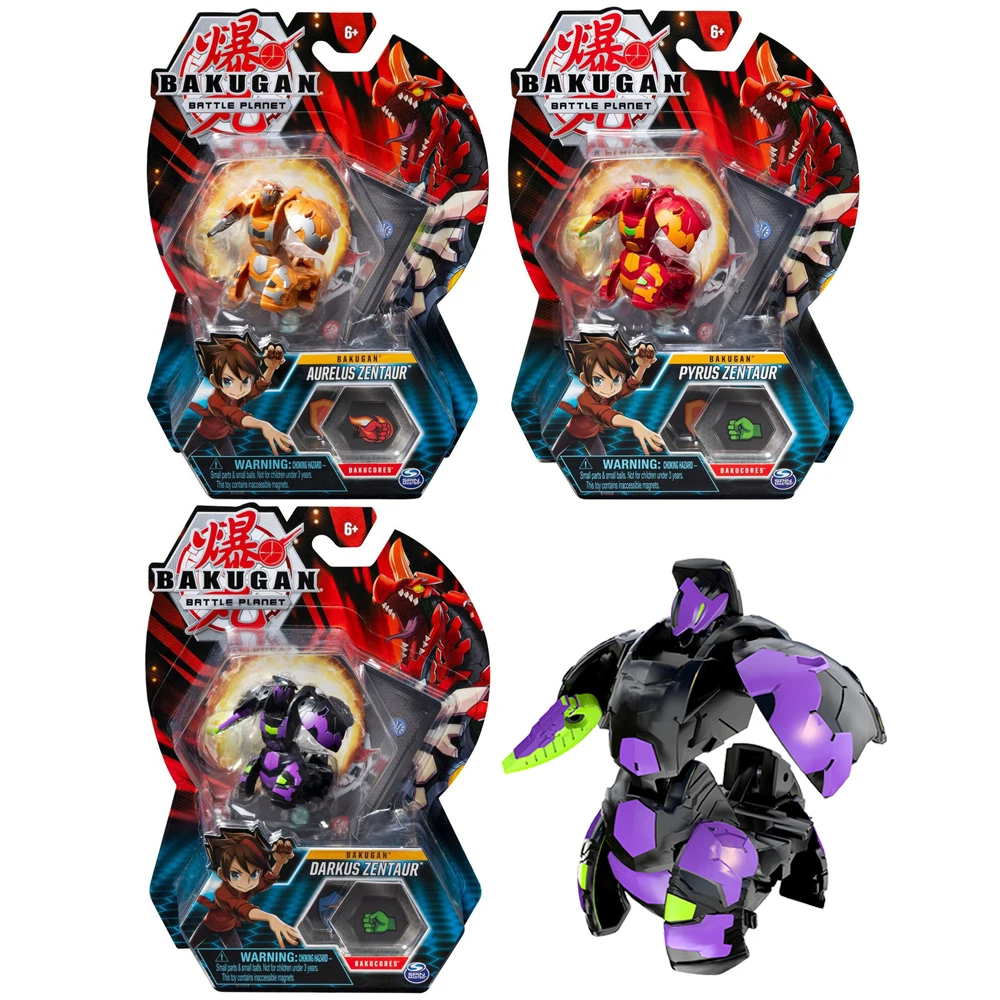 Фото Bakugan Боевая планета новый стиль подлинный пирус зентаур деформируемые боевые игрушки экшн-фигурки модели подарки для мальчиков №1