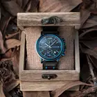 Мужские наручные часы BOBO BIRD Wood, мужские часы с хронографом, военные персонализированные часы, роскошные часы MaleWith с деревянной коробкой, reloj hombre, Прямая поставка