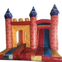 inflatable bounce house princess castle inflatable slide combo for kids backyard play fun game