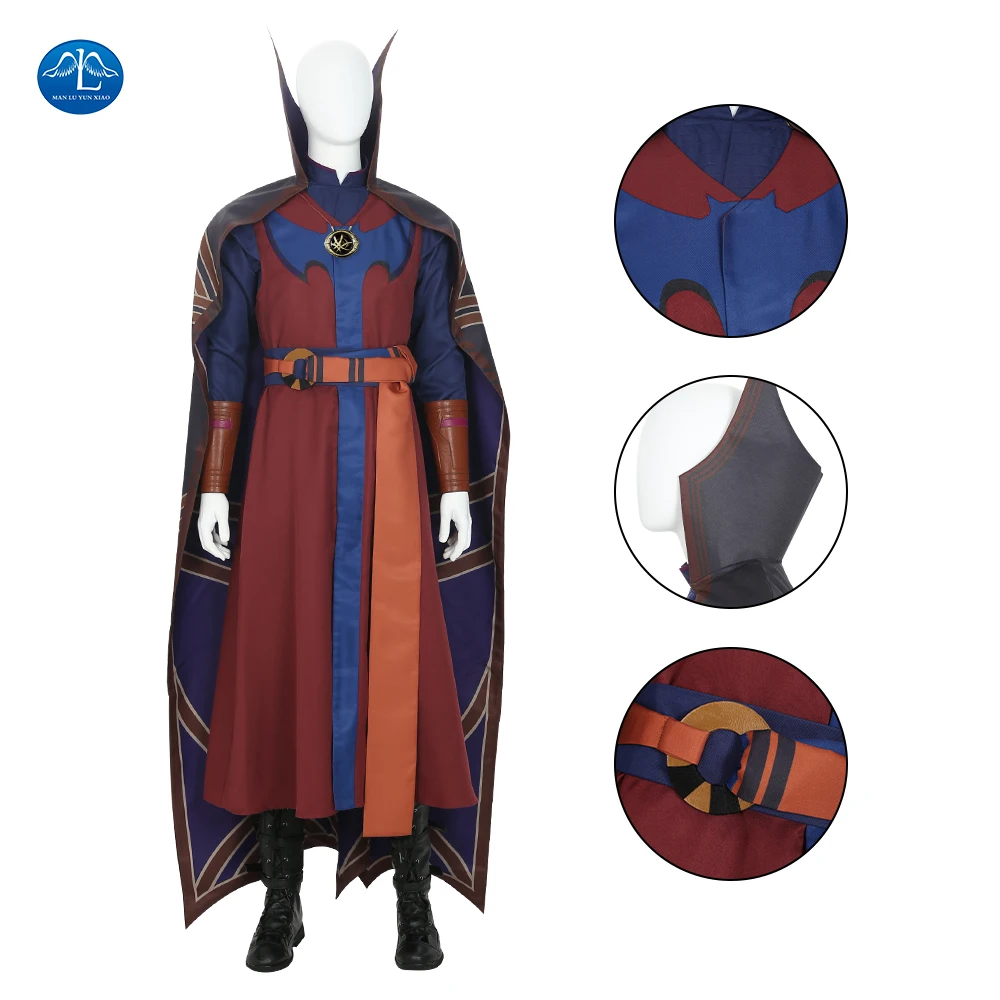 

The Black Version of Doctor Strange Cosplay Dress Up Full Suit for Men
