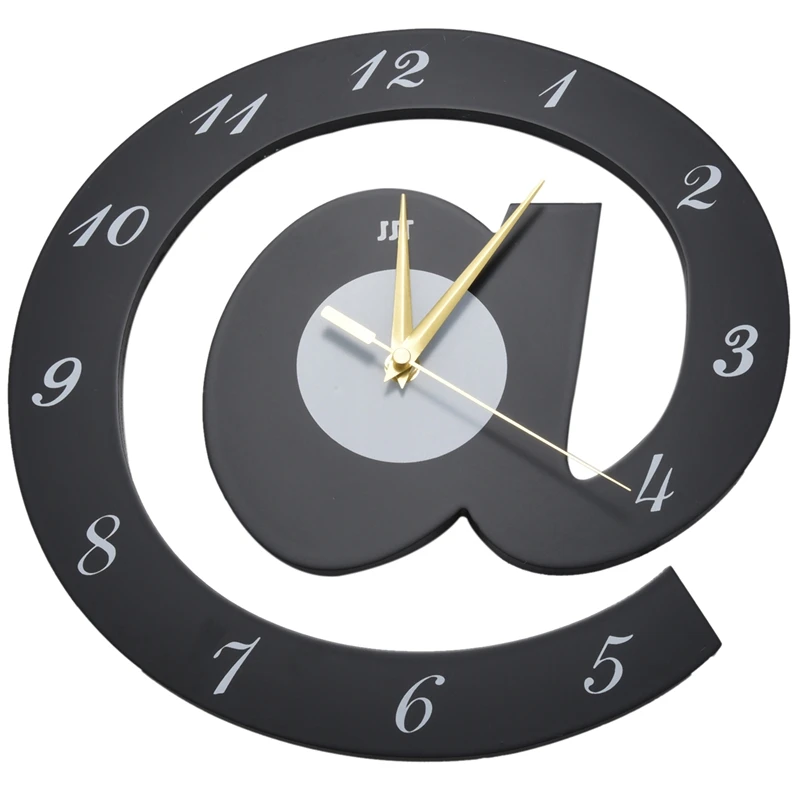 

Дизайнерские настенные часы Arobase, кварцевый механизм, шелковые часы, Современное украшение