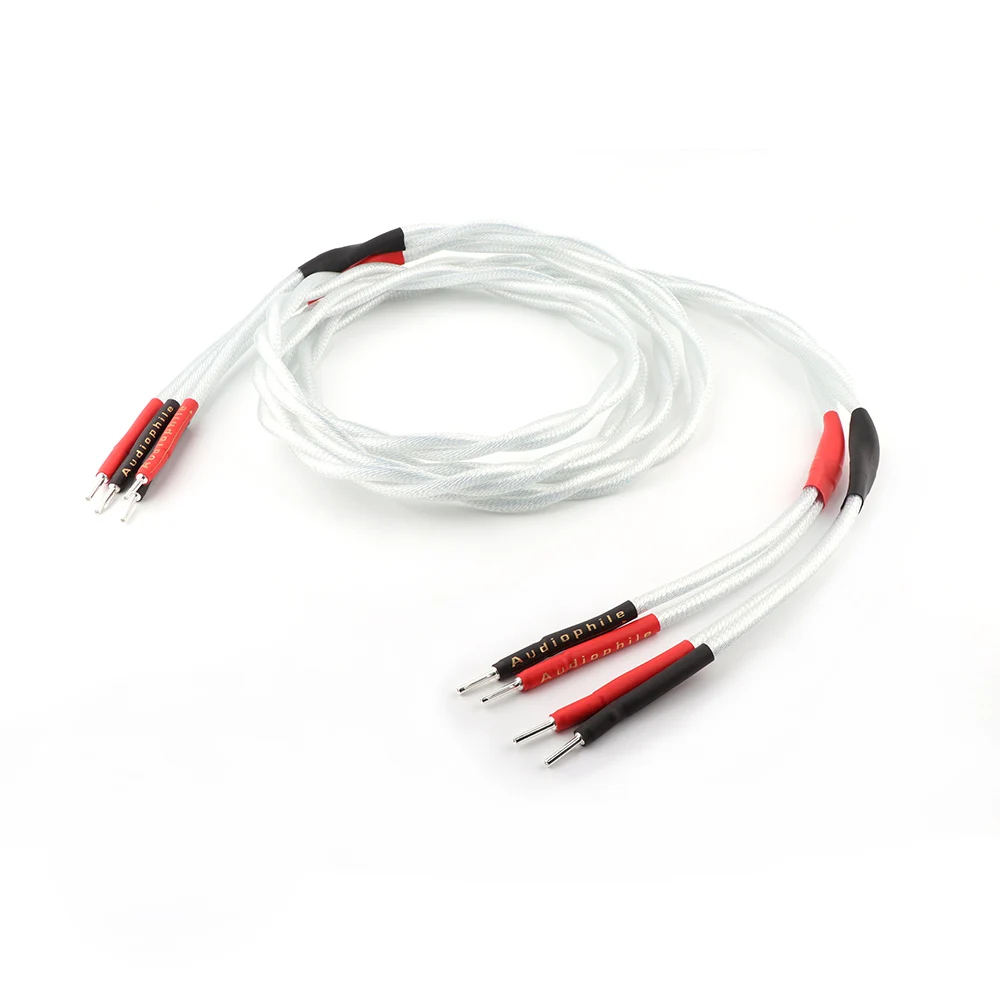 HI End 7N Fi кабель для динамиков Preffair 410170 с серебряным покрытием аудиокабель