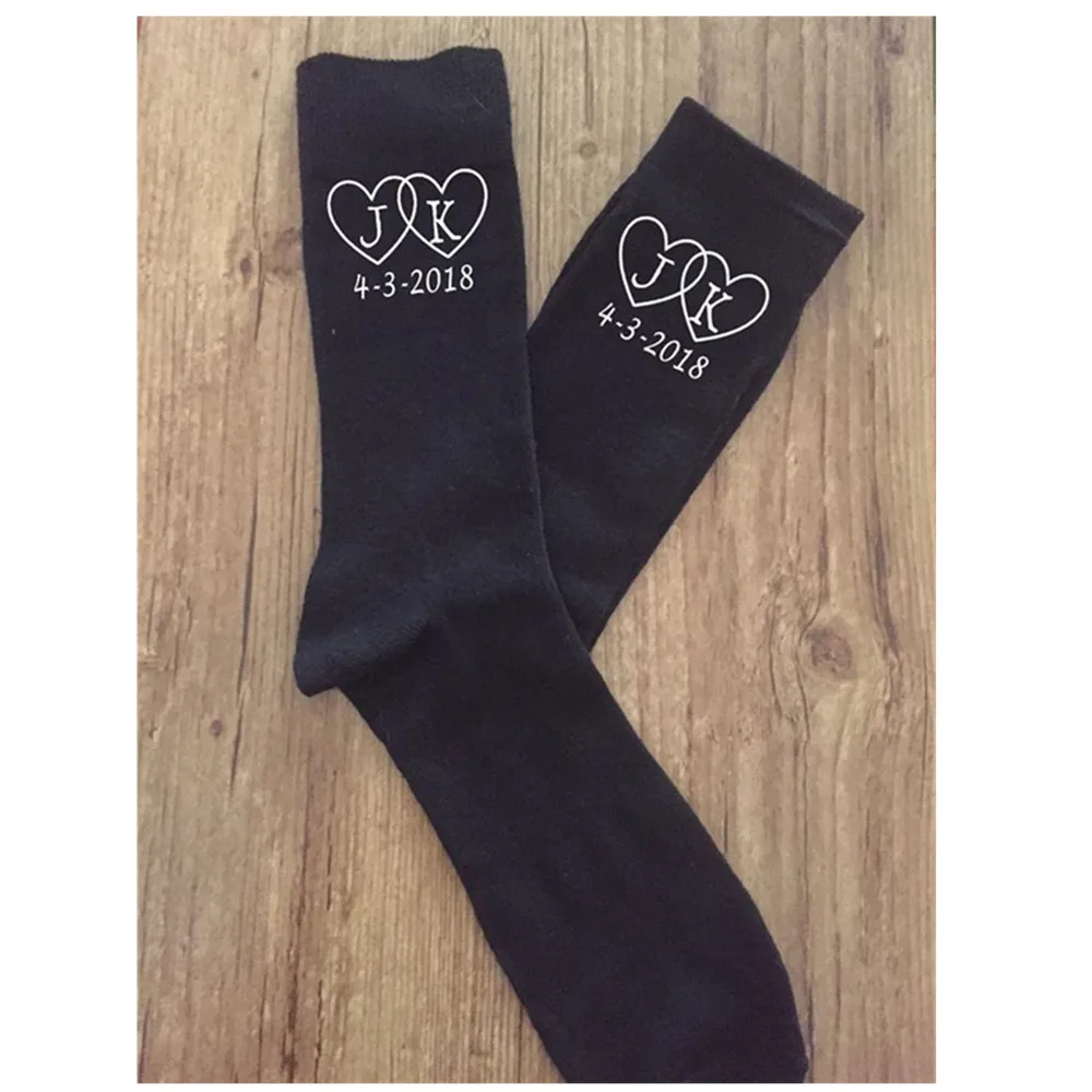 Персонализированные забавные носки для жениха свадебные подарки ко дню рождения