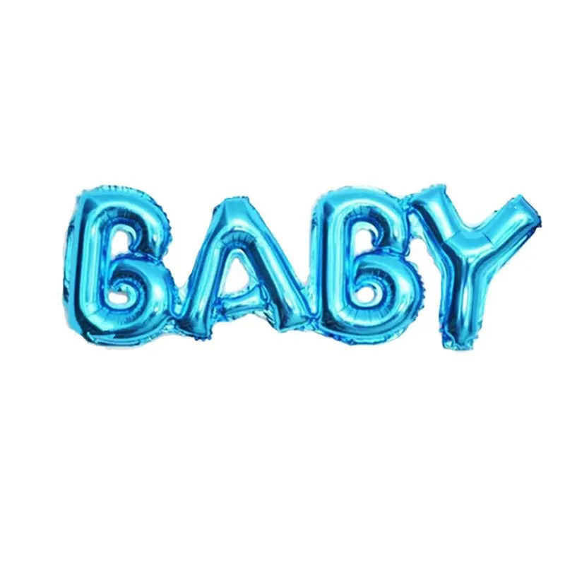 x Воздушный шар из фольги с золотыми буквами Hello Baby в форме пузырьков, розовый, голубой Гелиевый шар для мальчиков и девочек, украшение для вечеринки в честь первого дня рождения - Цвет: x