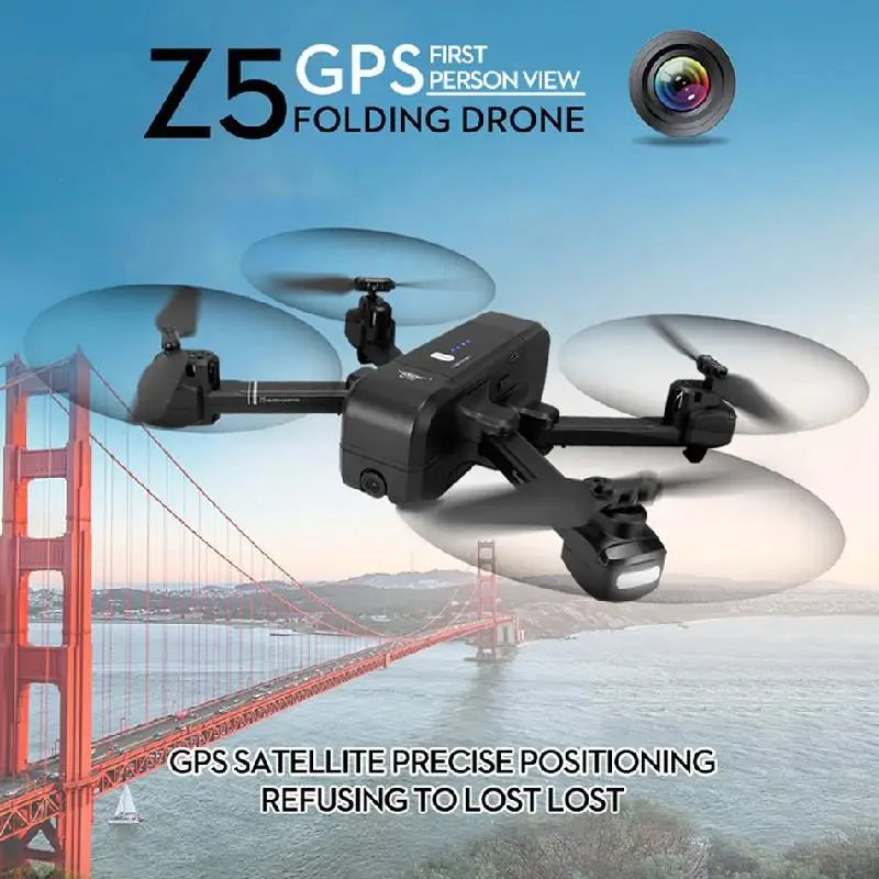 Мини Дрон Wifi Fpv с 4k 1080p Камера 3 осевому гидростабилизатору Gps Rtf Радиоуправляемый