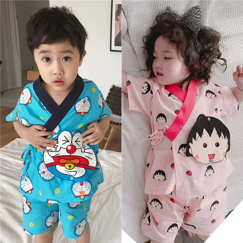 Tonytaobaby/Новая летняя одежда для мальчиков и девочек Детская с героями