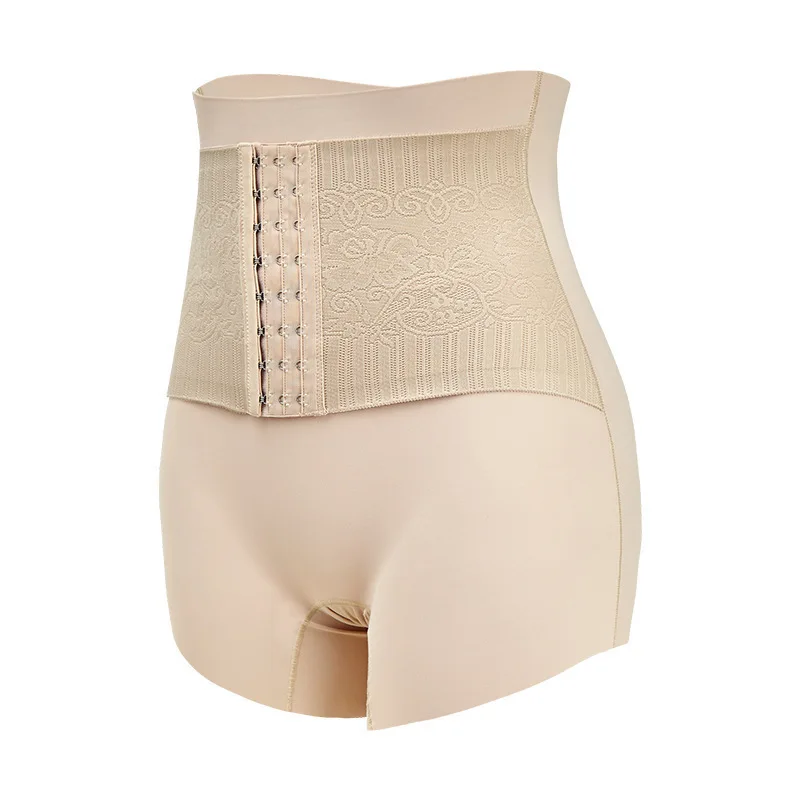 

2021Women's Postpartum Corset Boxer Tummy Pants, High-waisted Breasted Butt-up Underwear, Women's Body Kaka Body Shaping 2021