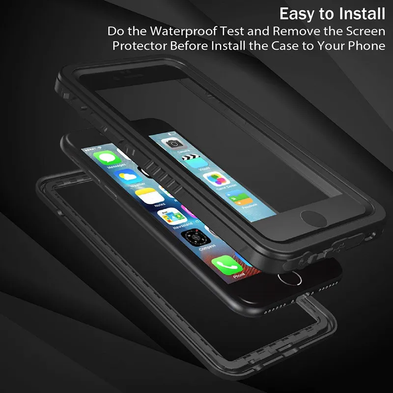 Настоящий водонепроницаемый чехол для iPhone 11 Pro Max X XS 5 5S SE 2020 6 6S 7 8 Plus ударопрочный