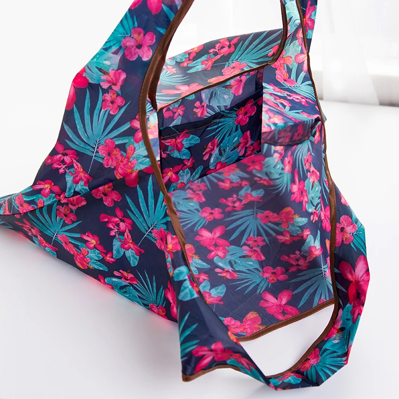 Толстая нейлоновая складная сумка для покупок, защита окружающей среды, женский подарок, складная многоразовая сумка, переносная дорожная сумка через плечо