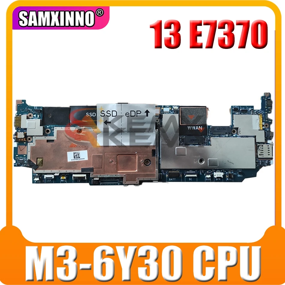 

Оригинальная материнская плата для ноутбука DELL Latitude 13 E7370 M3-6Y30 материнская плата CN-0KYNNJ 0KYNNJ AAU30 LA-D312P SR2EN