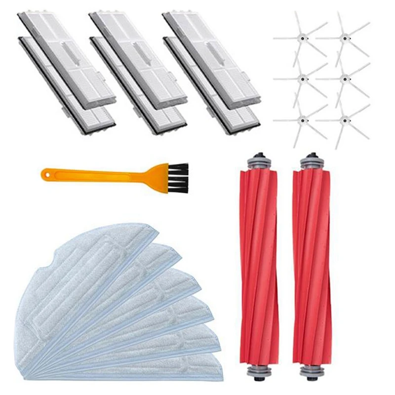

SANQ Accessories Main Side Brush Mops Cloths HEPA Filters For Roborock S7 T7 T7plus Cleaner