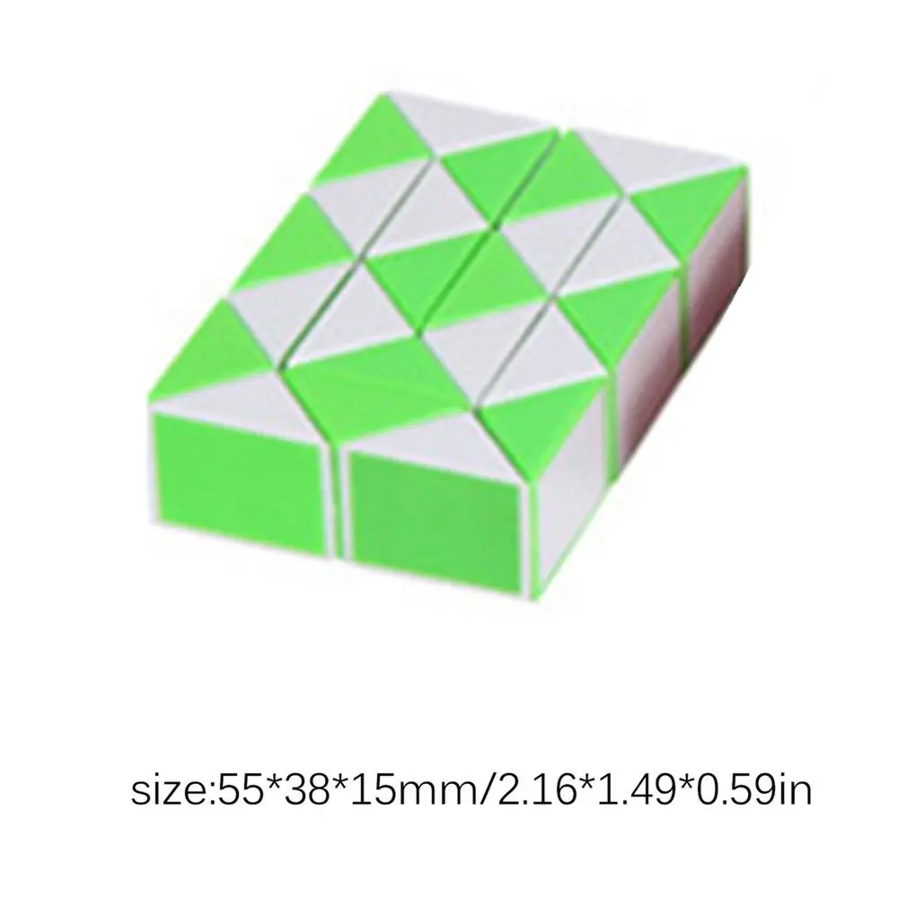 

24 Wedges Magic Ruler Mini Magic Twist Puzzle Cube Game Toy Educational Cube Toy Gift for Kids Adult Transformable Gift Puzzle