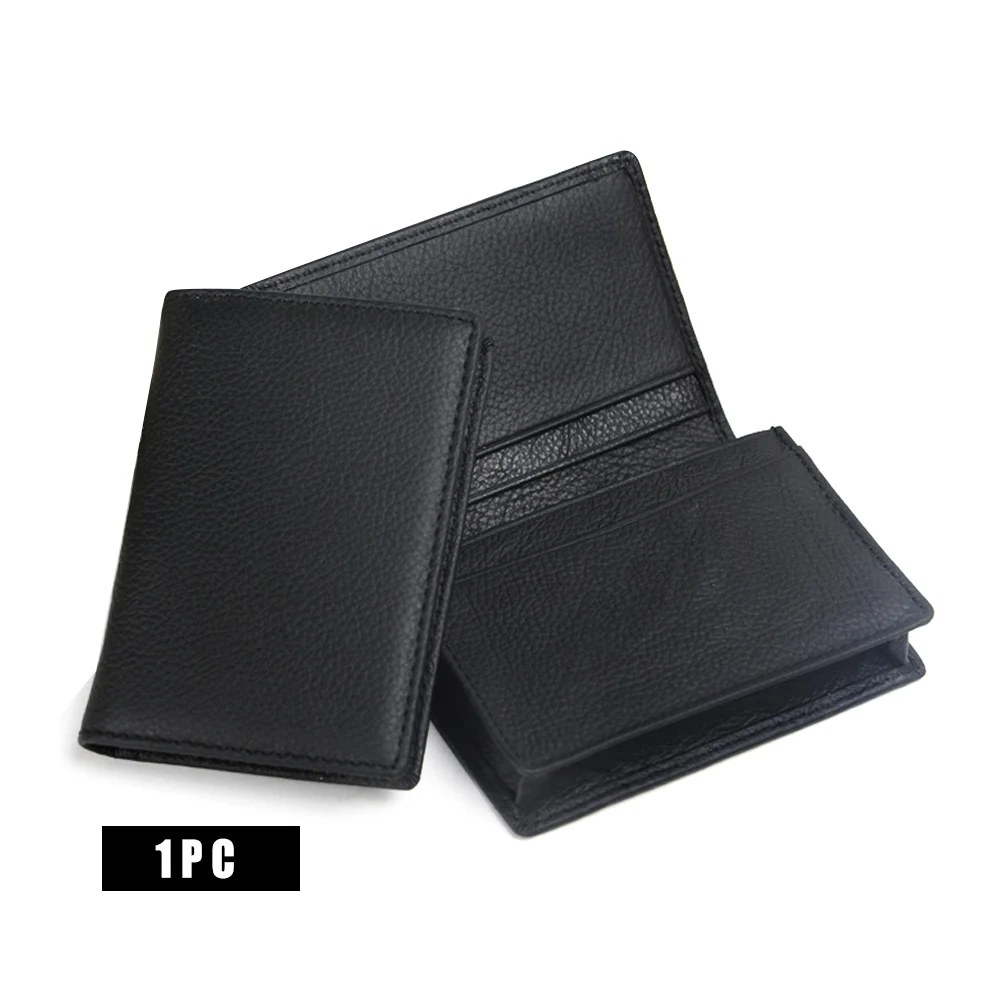 

Office Expandable Organizer Holder Men Wallets Credit Card Business Accessories Multifunctional PU Leather Card Holder Fashion