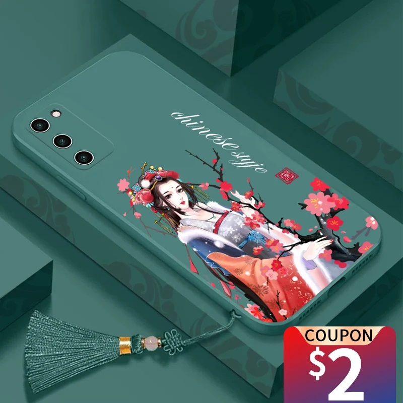 

MUSUBO 3D Relief Chinese Wind Phone Case For Samsung Galaxy a51 A71 A50S A10 A20 A11 M21 31 M30S TPU Soft Silicone Cover Funda