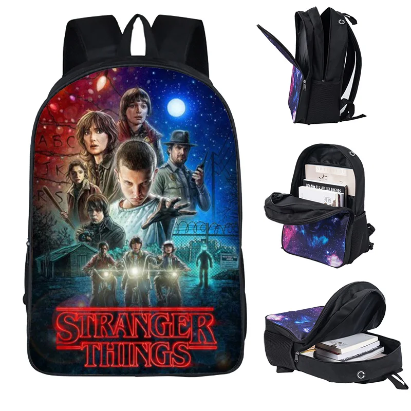 Plecak Mochilas Stranger Things 3 Сумки Sac Dos 3D рюкзак для мужчин Kpop школьные сумки девочек
