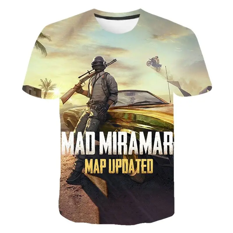 

Classic Game Pubg New Fashion T Shirts Printed Casual Men Women Children Sweatshirts Short Sleeve Boy Girl Kids 3D T Shirt Ropa