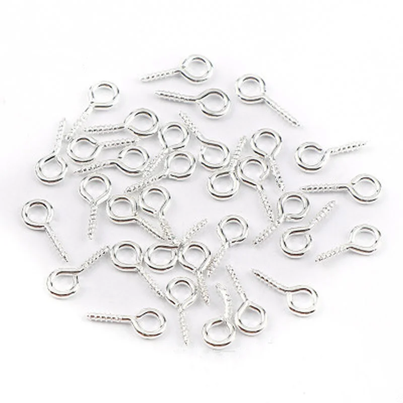 100 шт./упак. маленькая овечка глаза винтовым штифтом ювелирных изделий Компоненты