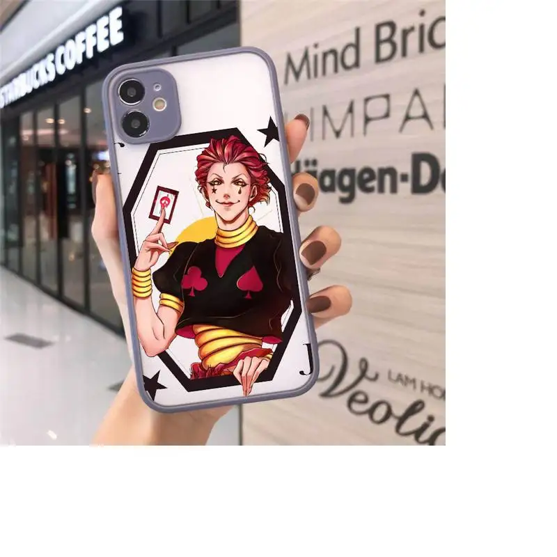 

Hisoka Anime Hunter X hunter Phone Cases matte transparent For iphone 7 8 11 12 plus mini x xs xr pro max cover