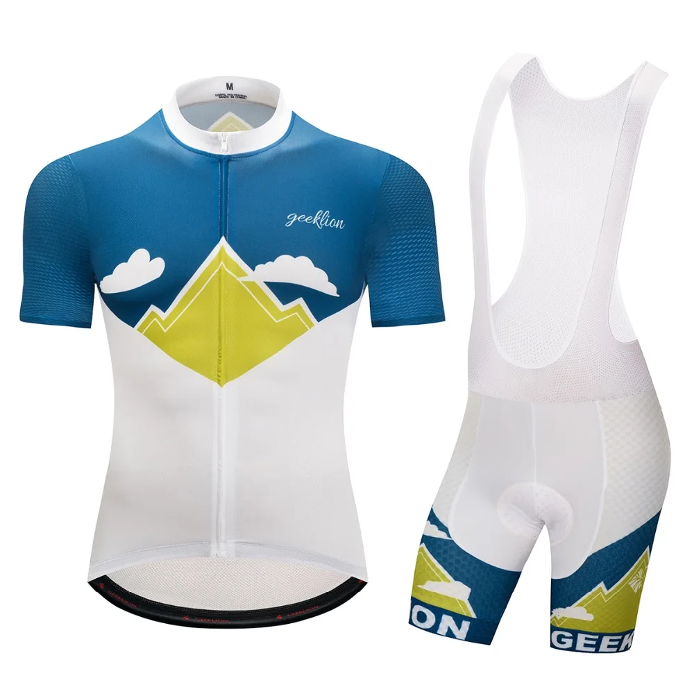 

Мужские спортивные трикотажные изделия Geeklion для горных велосипедов, одежда для велоспорта, комплекты для велоспорта на заказ