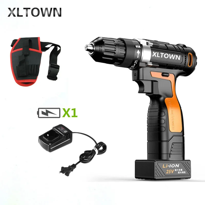 XLTOWN 25 в электрическая отвертка высокого качества ручная дрель перезаряжаемая