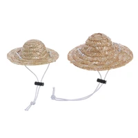 hawaiian style pet sombrero hat dog cat hat smalllarge diameter 14cm 16cm