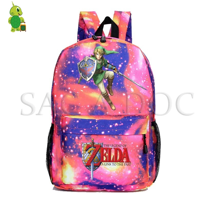 12 Легенда о Зельде игровой рюкзак для Galaxy Link Majora's Mask школьные сумки для подростков девочек мальчиков путешествия рюкзак Детский рюкзак для книг - Цвет: 12