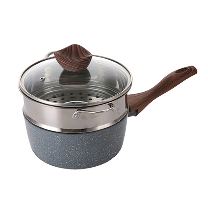 18cm Bamboo steamer 16-20 см алюминиевый камень майфан емкость для молока антипригарная сковорода суповая кастрюля с толстой кастрюлькой со стеклянной крышкой для индукционной Плита Газовая плиты - Цвет: 18cm Bamboo steamer