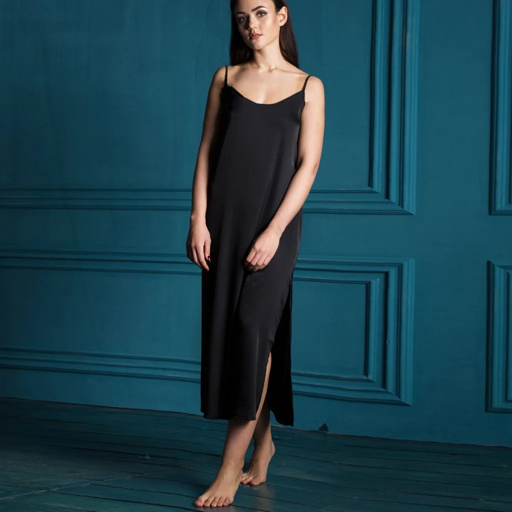 Пикантная одежда для сна новинка 2019 женское нижнее белье атласная шелковая