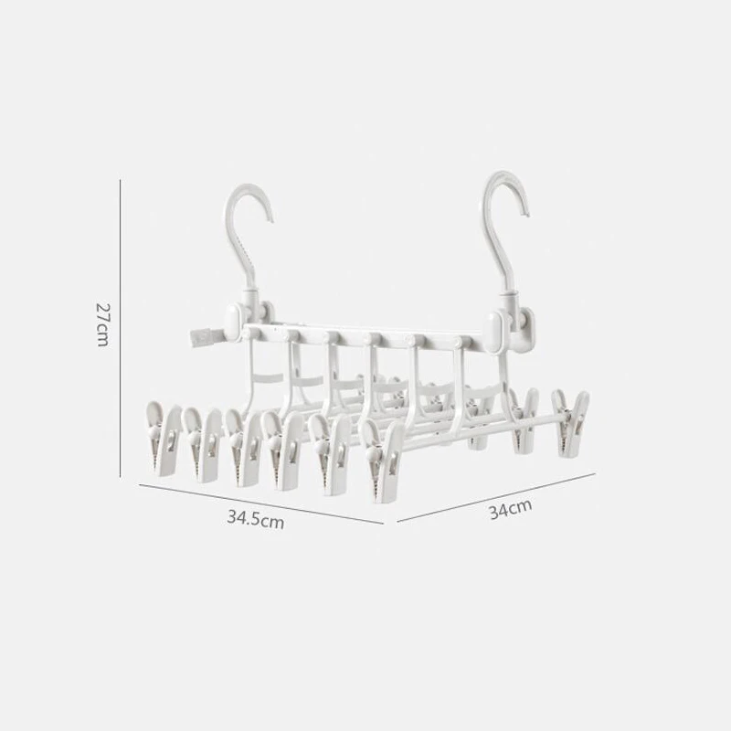 

Multifunctional Foldable Clothes Rack Multilayer Trouser Rack Household Retractable Wardrobe Storage Artifact Skirt Hanger
