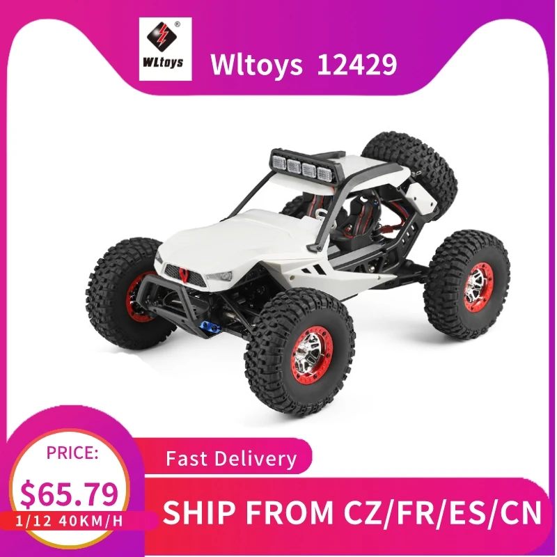

WLtoys XK 12429 1:12 Радиоуправляемый автомобиль гусеничный 40 км/ч высокоскоростной 2,4G 4WD электрический автомобиль с фарами Радиоуправляемый внедо...