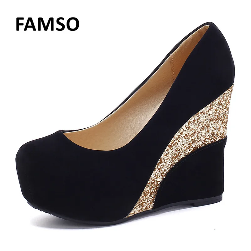 Туфли-лодочки женские на платформе высокий каблук пикантная обувь для свадьбы