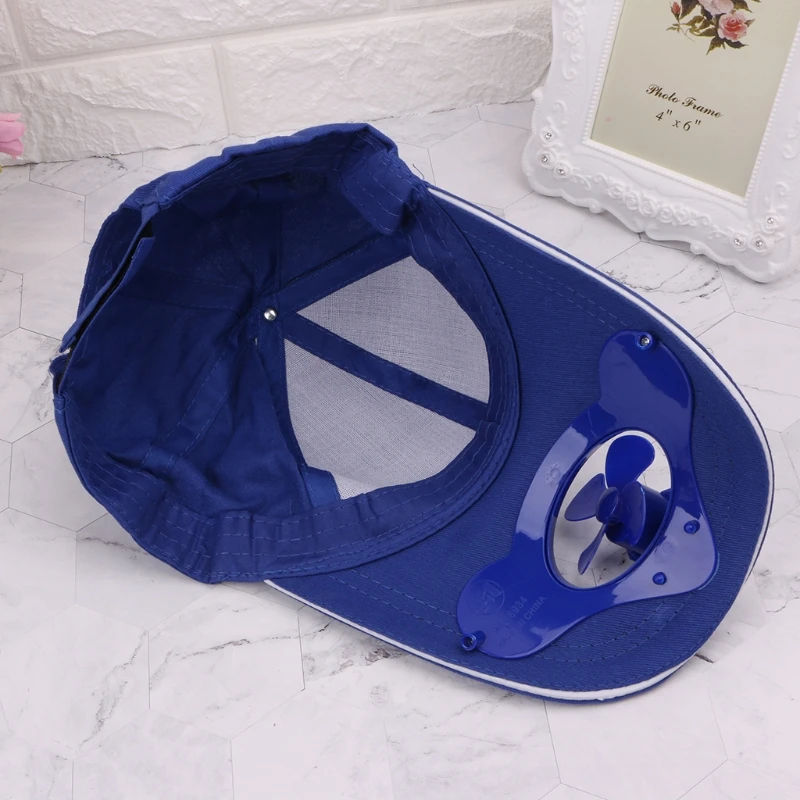 

Summer Sport Outdoor Hat Cap With Solar Sun Power Cool Fan Bicycling Climbing
