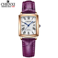 chenxi fashion women watches top brand luxury waterproof ladies quartz watch leather strap wristwatch female clock montre femme