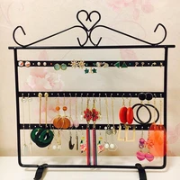 70 hot sale 72 holes metal earring necklace display holder jewelry stand rack organizer