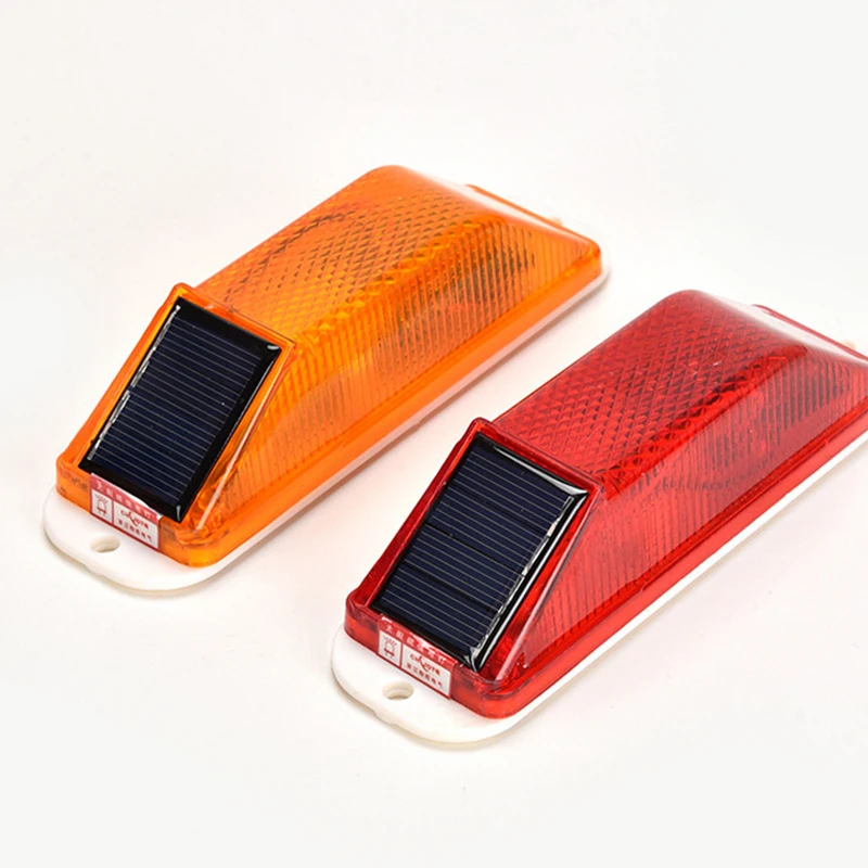 

Solar led warning lights, safety flashing lights, traffic road warning lights, outline marking pillars, flashing lights
