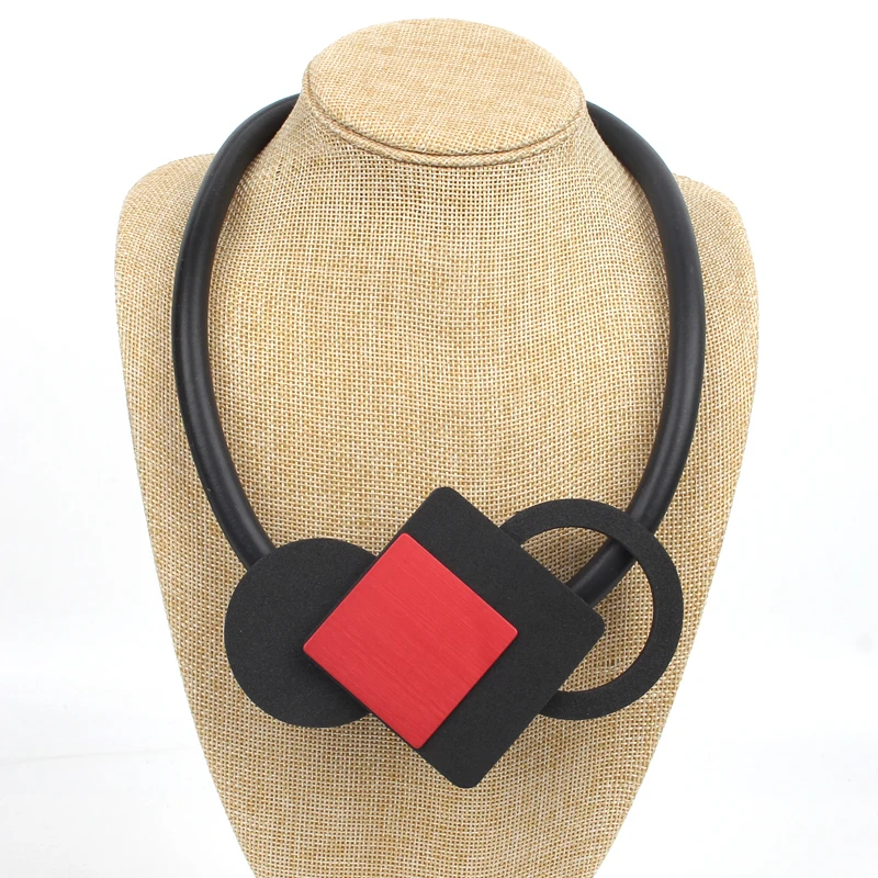 Дизайнерское резиновое ожерелье ручной работы YD &amp YDBZ стильное ювелирное