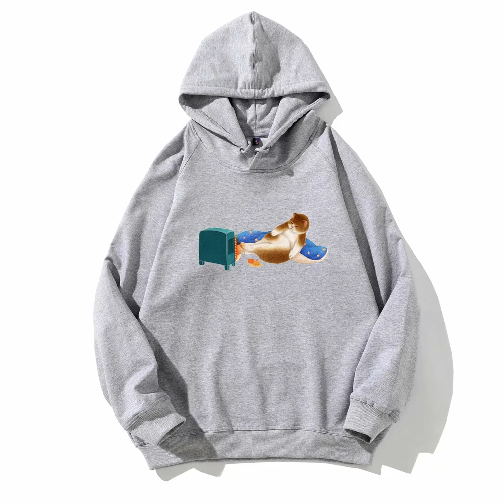 

Funny Cat Print Hoodies Sweatshirts Harajuku Hip Hop Casual Pullover Hooded Streetwear Men Fashion Street Hoodie Sudadera Hombre