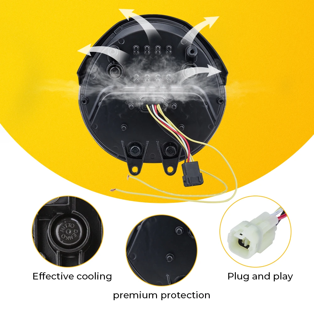 

For Headlamp For Ducati Monster 821 1200 1200R Motorcycle LED Headlight Replacement For Ducati Monster 821 1200 1200R 2014-2017