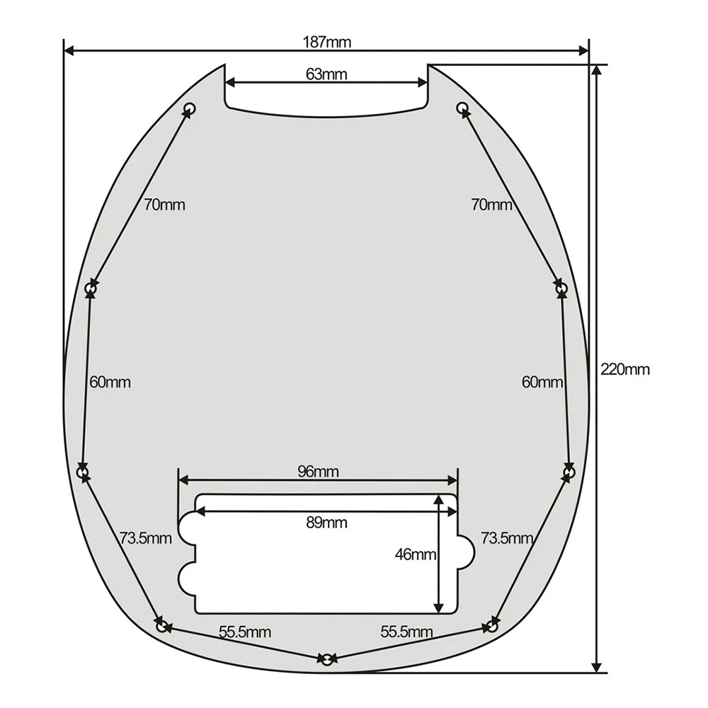 3Ply электрическая бас гитара накладку ПВХ Материал для мм музыка человек 4 Замена