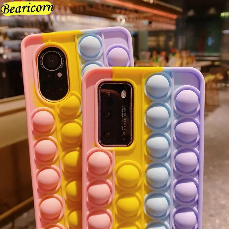 pop fidget toys case for xiaomi mi 9t 10t 11 11i 11x cc9 poco x2 x3 m2 m3 f3 c3 redmi note 7 8 9 9s 10 10s k20 k30 k40 8a 9a 9c free global shipping