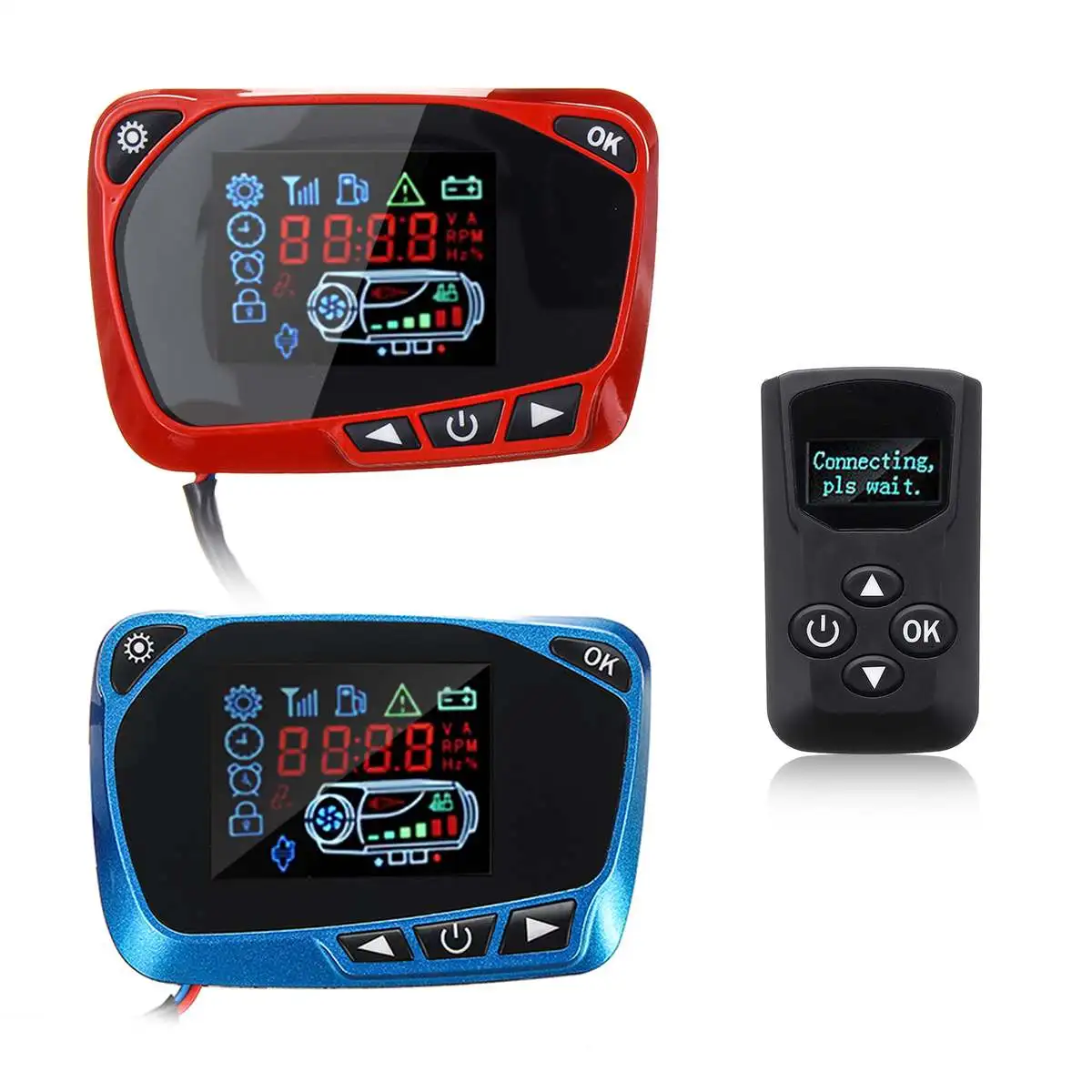 

Автомобильный обогреватель ЖК-монитор термостат переключатель дистанционное управление для 12В/24В автомобильный трек дизельный воздушный ...